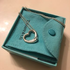Tiffany & Co Elsa Peretti Open Heart Pendant